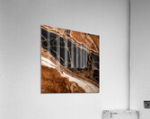 Golden Veins Acrylic Print