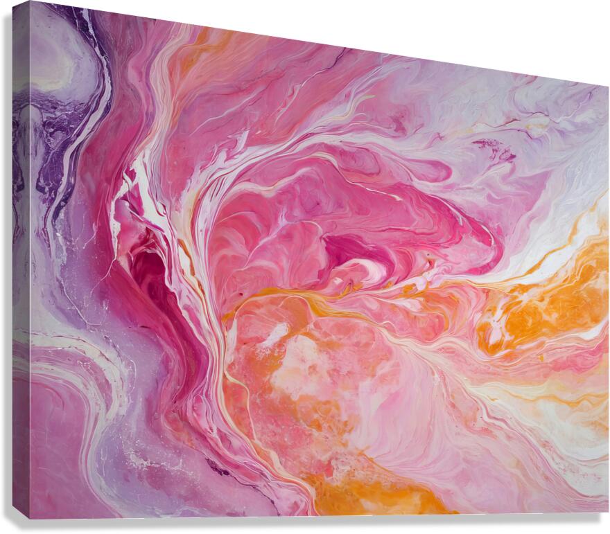 Candyfloss Swirl Canvas Print