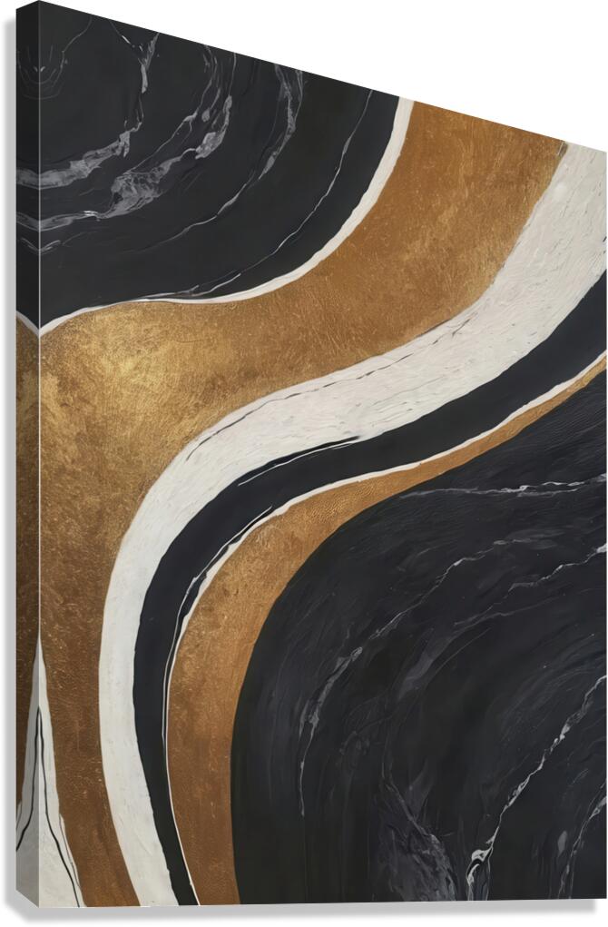 Obsidian Path Canvas Print