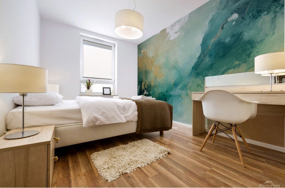 Ethereal Veil Mural print