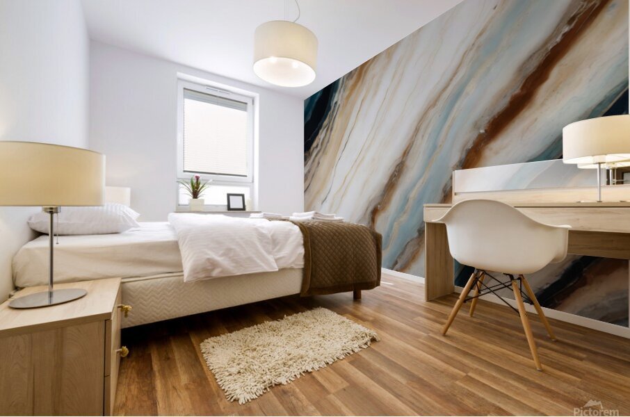 Banded Stripes Mural print