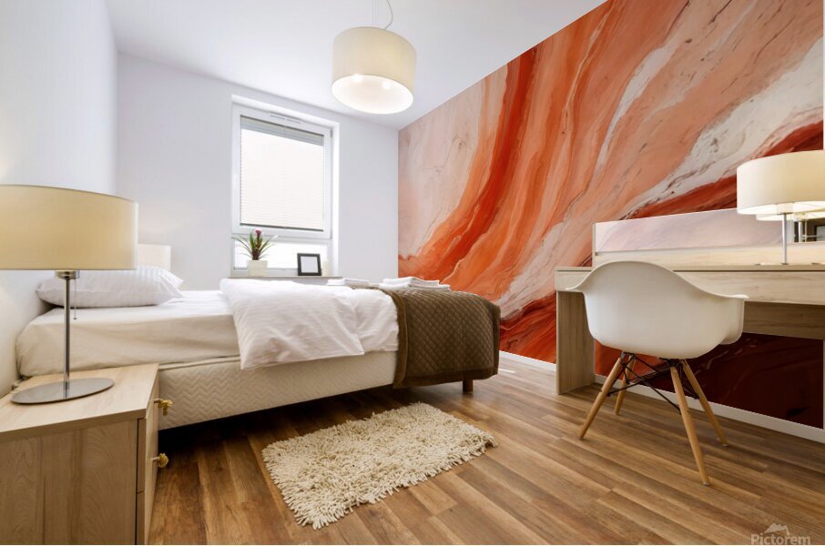 Embracing the Dawn Mural print