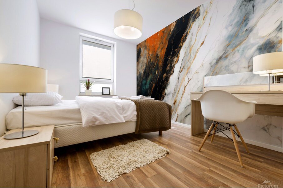 Diametrically Opposed Mural print
