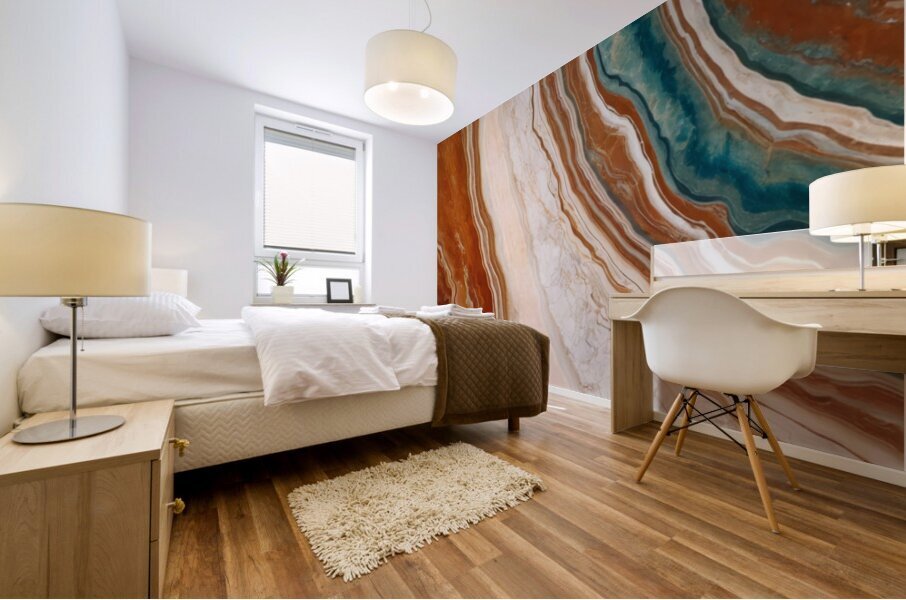 Mysterious Earth Mural print