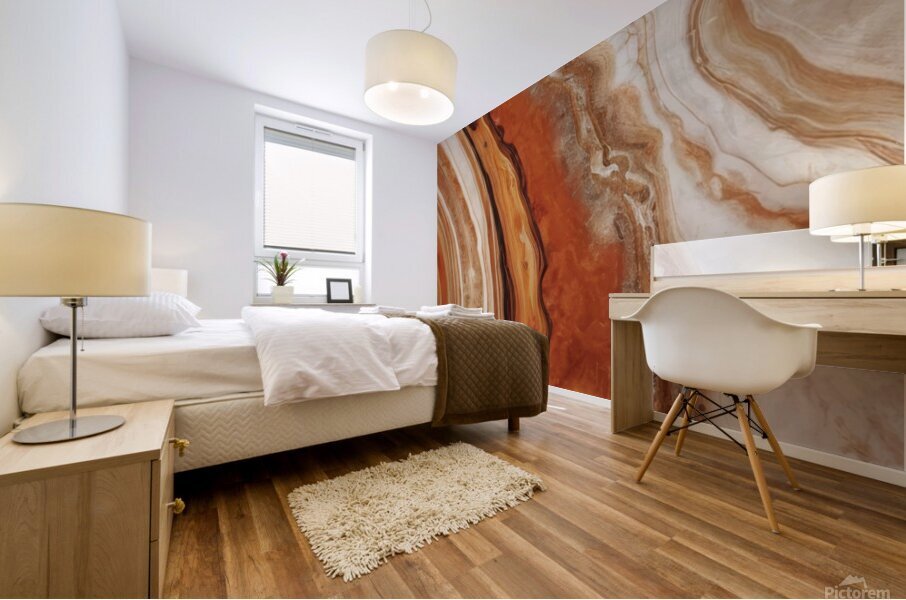 Red Chalcedony Mural print