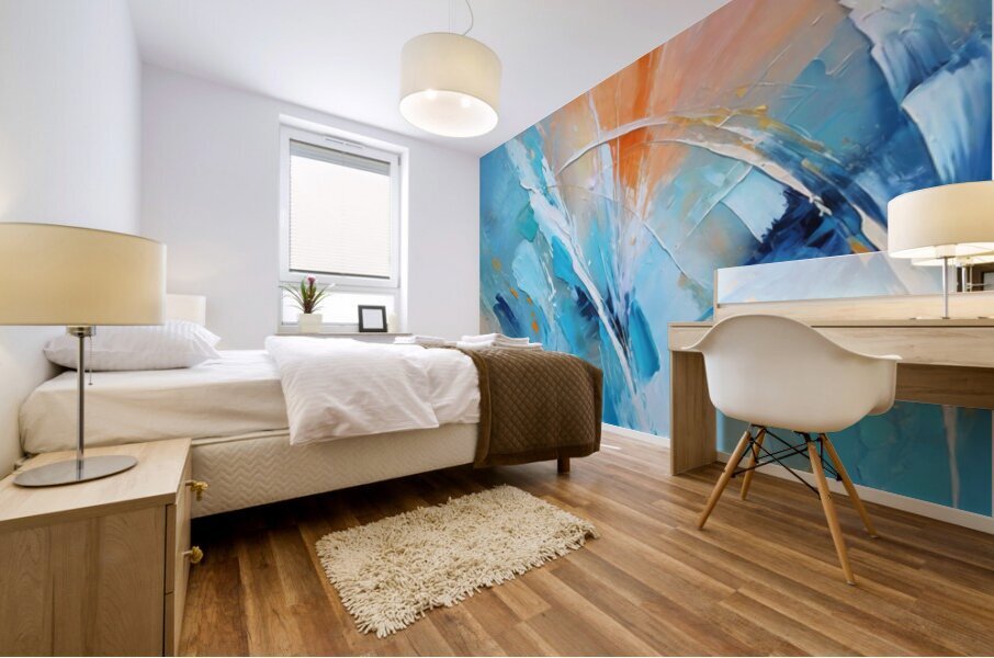Bridge Between Worlds Mural print
