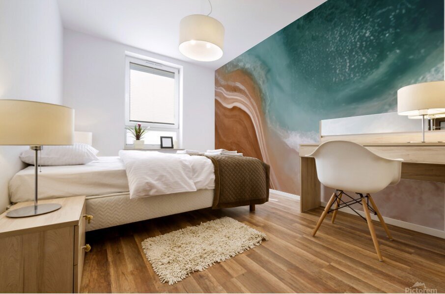 Coastal Contours Mural print