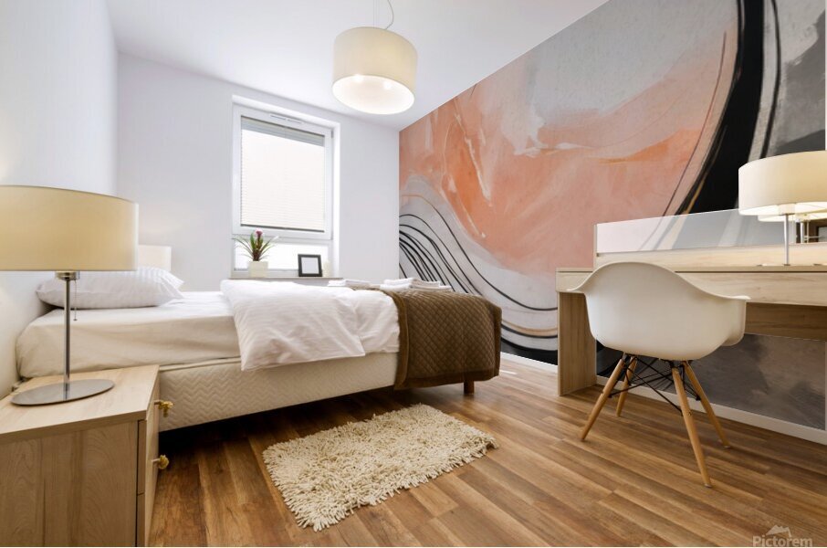 Dynamic Curve Mural print