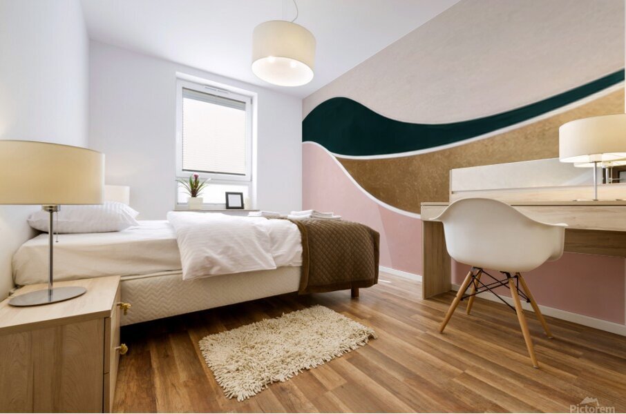 Subtle Curves Mural print