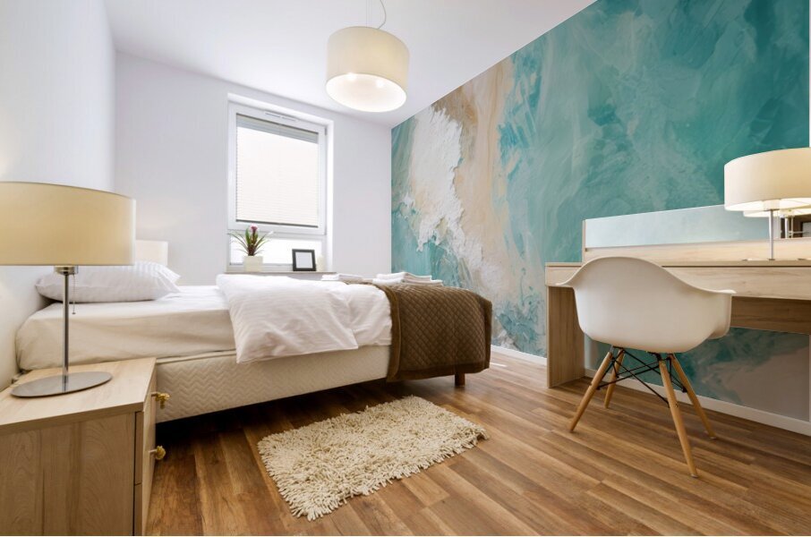 Clouds and Sea Mural print