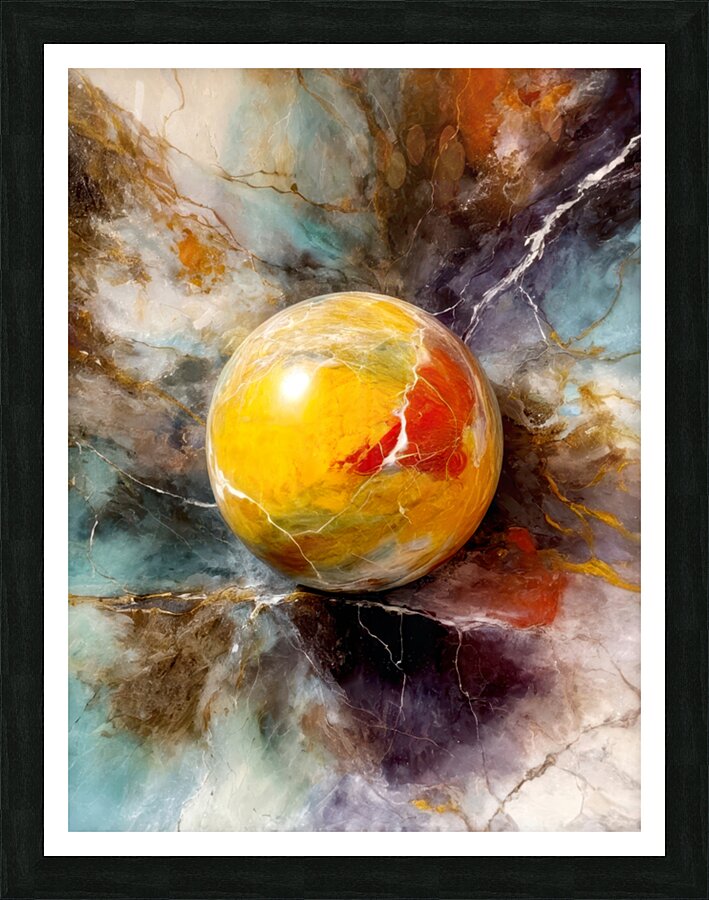 Cosmic Sphere Picture Frame print