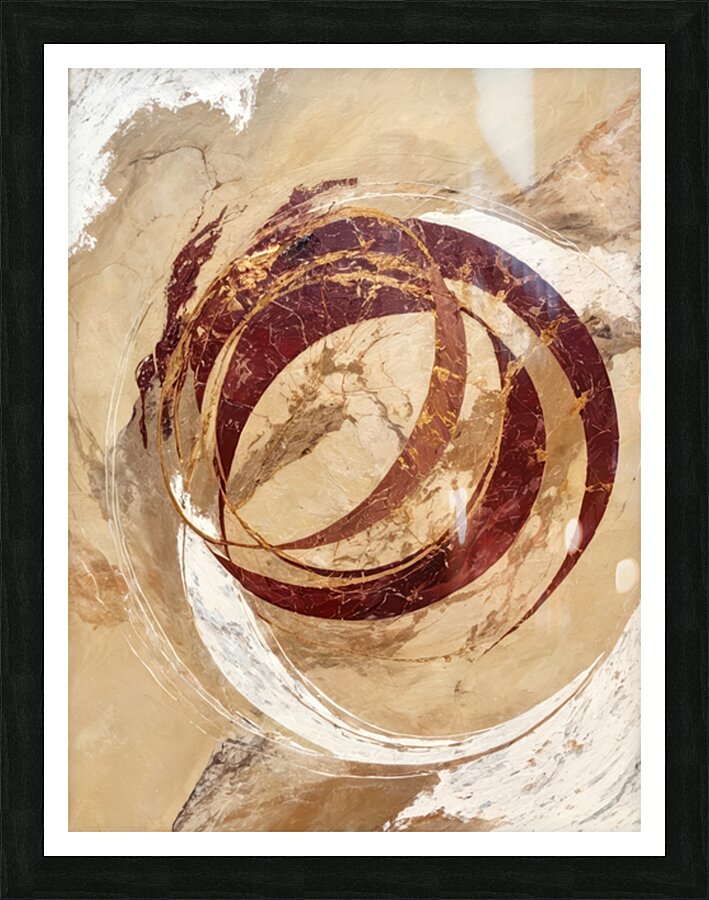 Circular Harmonies Picture Frame print
