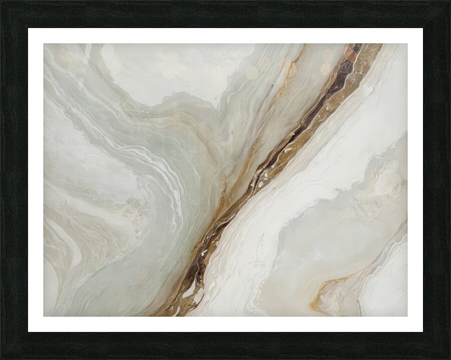 Marble Texture in Neutral Tones Picture Frame print