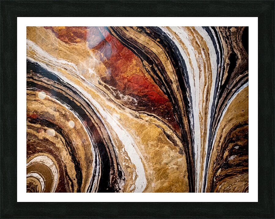 Forces in the Earth Picture Frame print