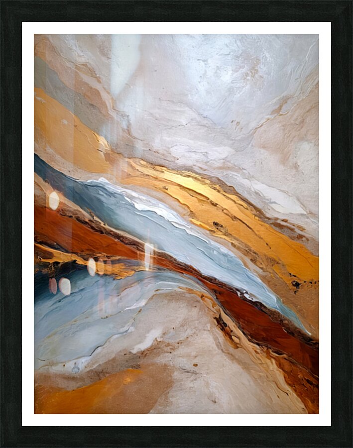 Luminous Drift Picture Frame print