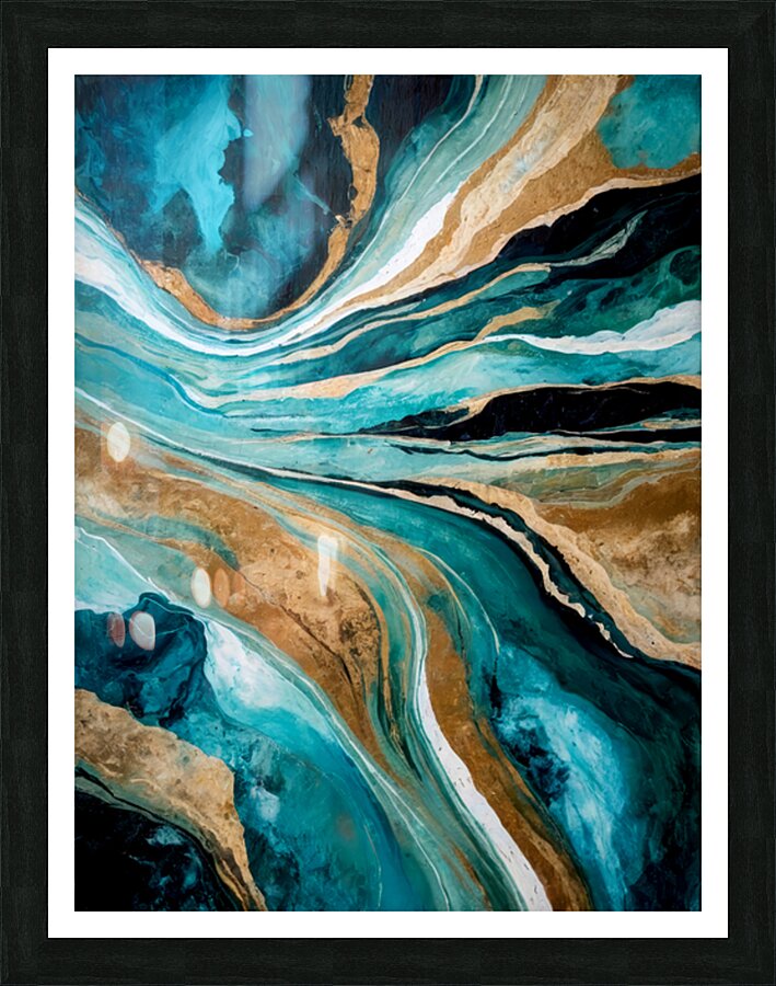 Flowing Through Time Picture Frame print