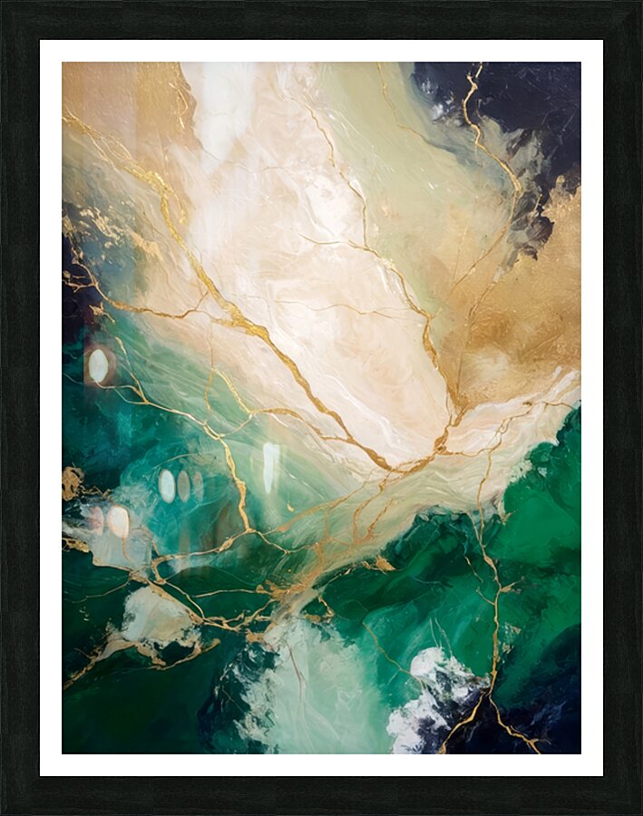 Gilded Radiance Picture Frame print