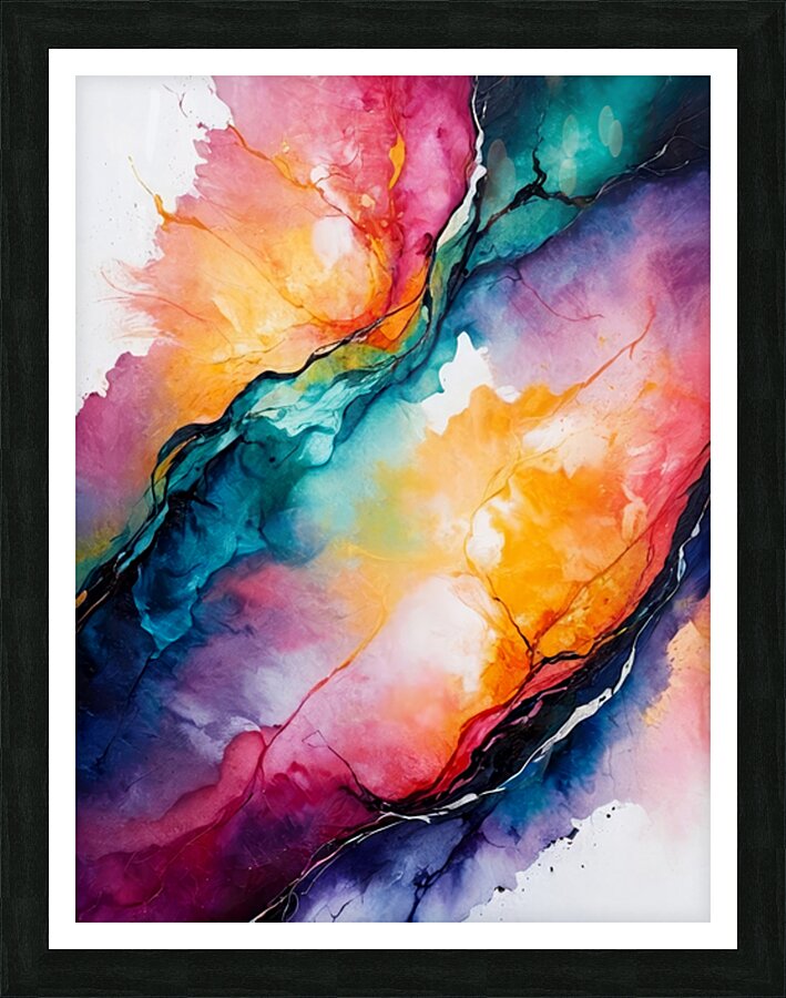 Prismatic Splendor Picture Frame print