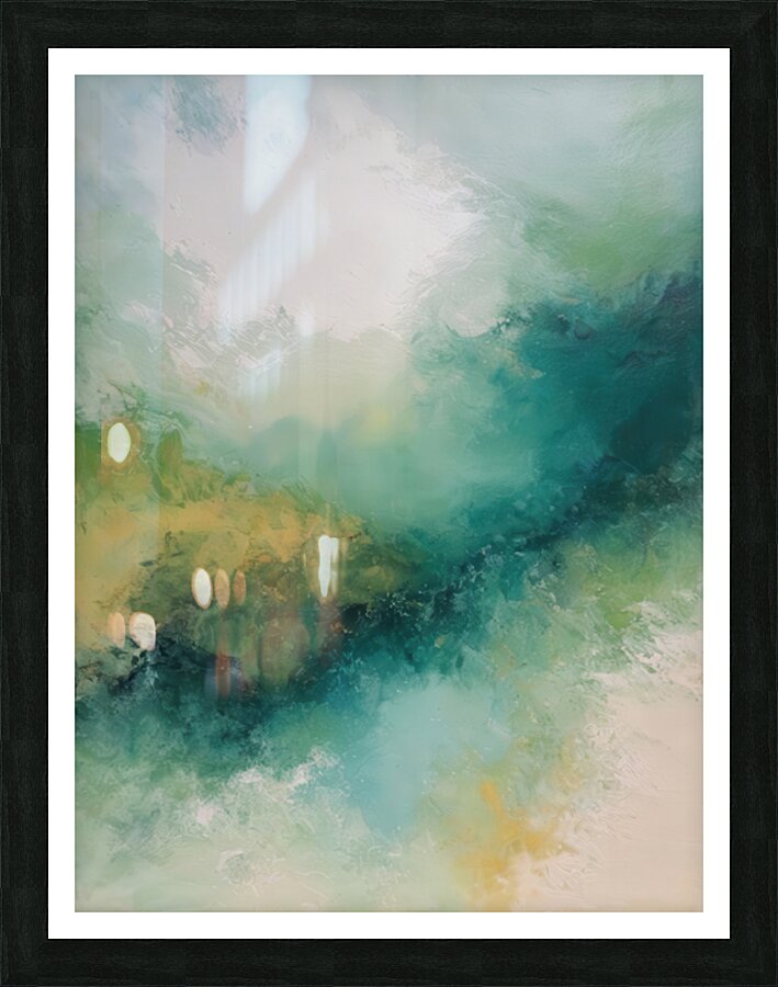 Verdant Mist Picture Frame print