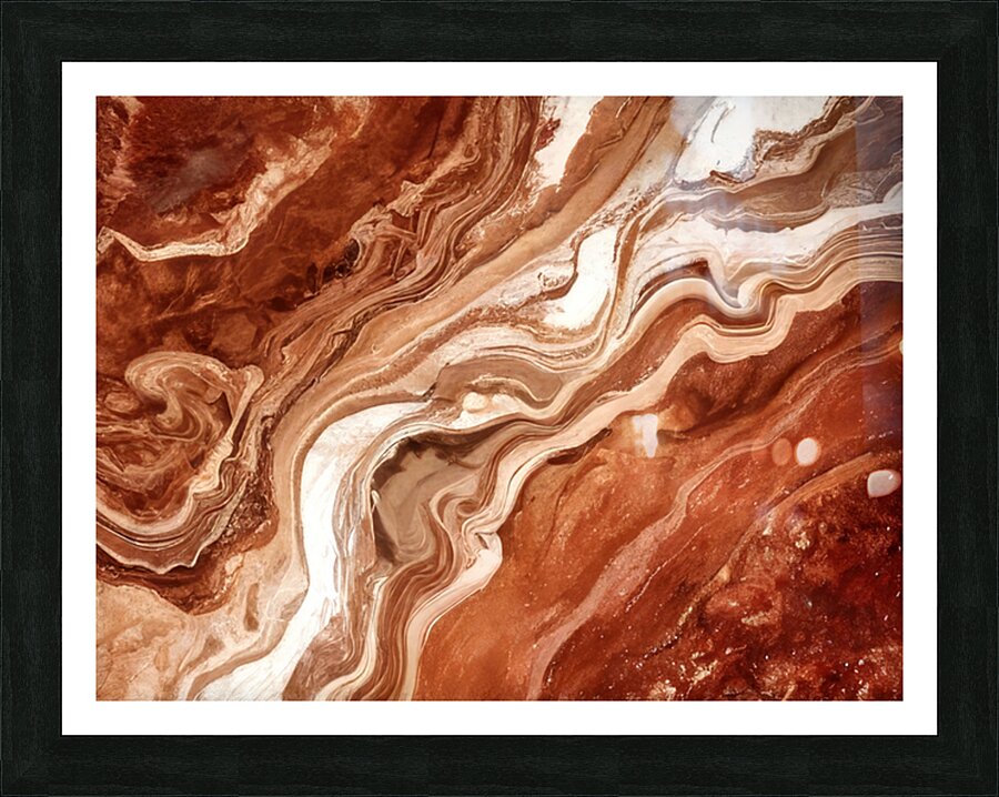 Burning Embers Picture Frame print