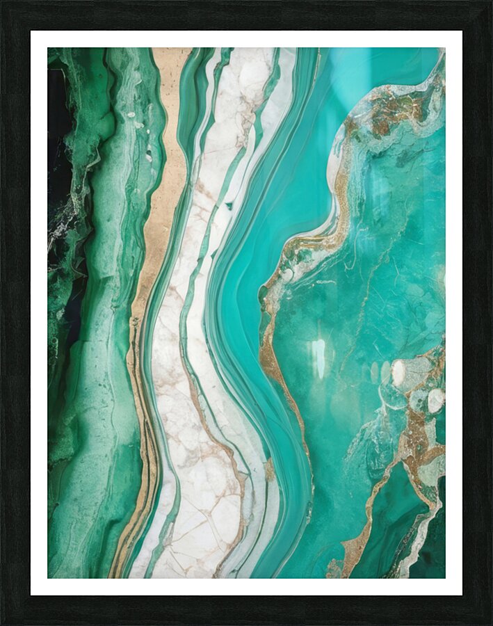 Beneath the Waves Picture Frame print