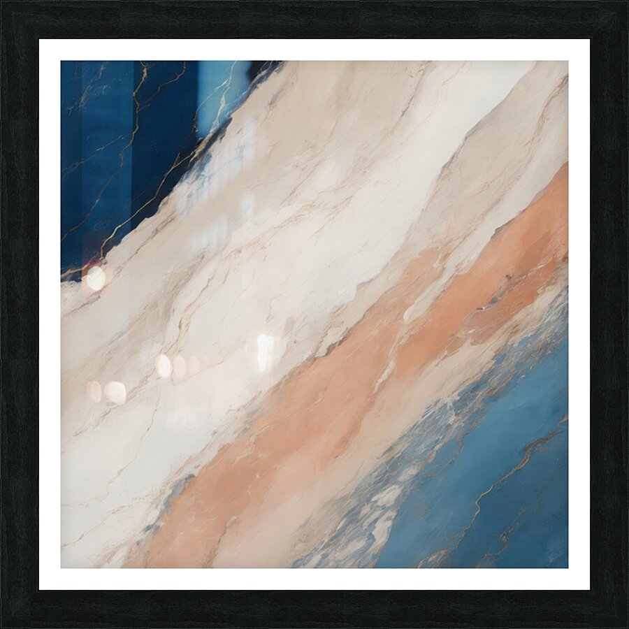 Blue Horizon Picture Frame print