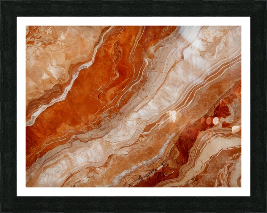 Layered Agate Picture Frame print