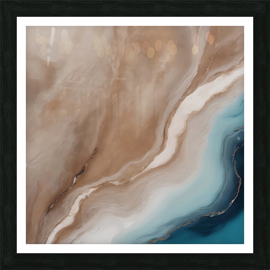 Jasper Beach Picture Frame print