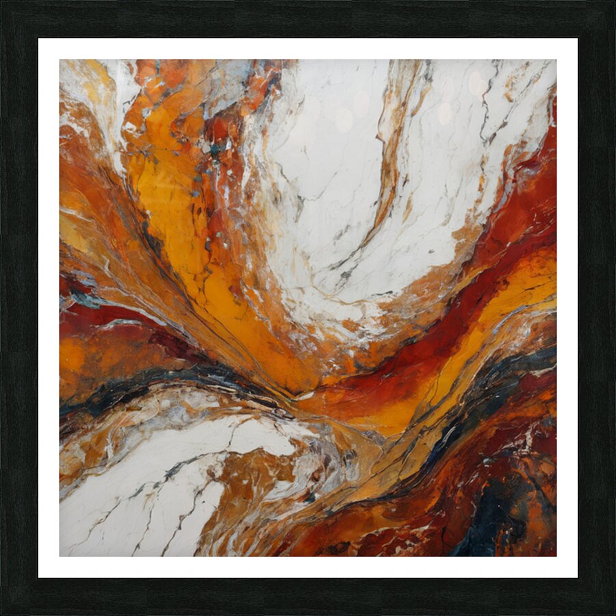 Majestic Collisions Picture Frame print