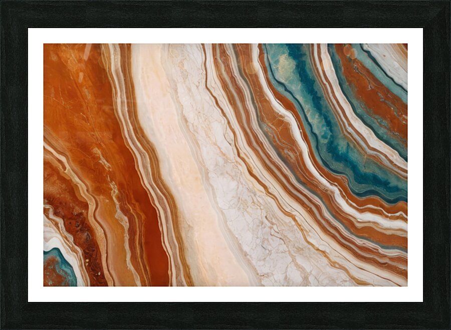 Mysterious Earth Picture Frame print