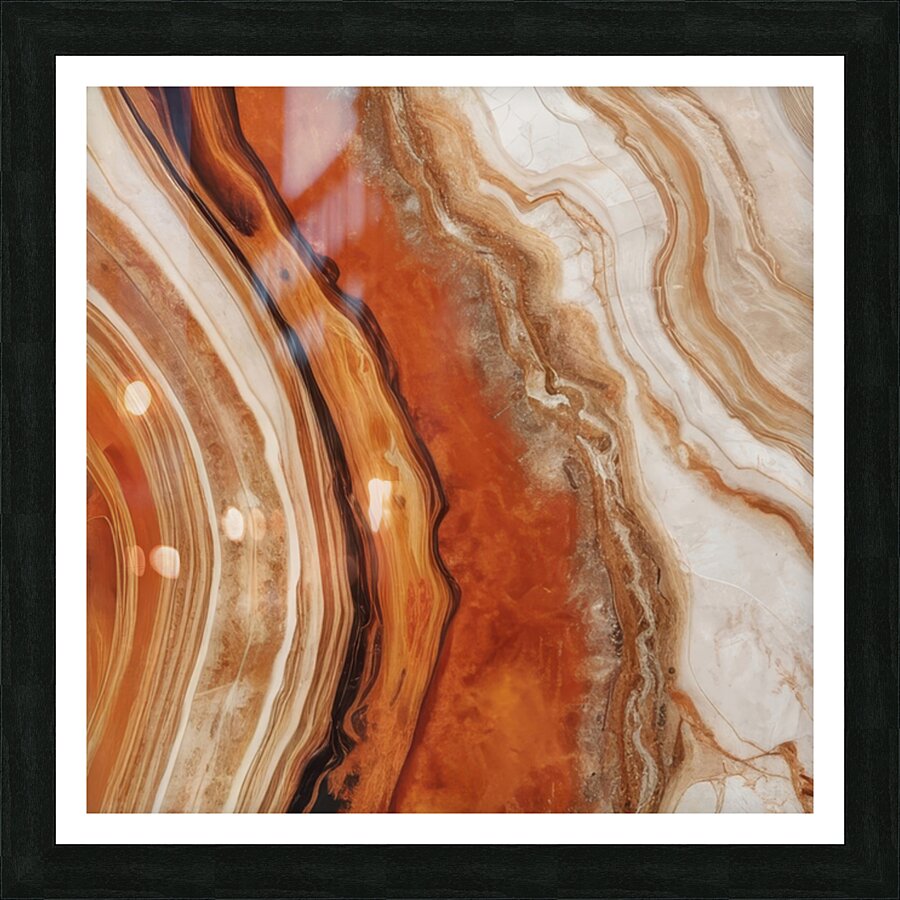 Red Chalcedony Picture Frame print