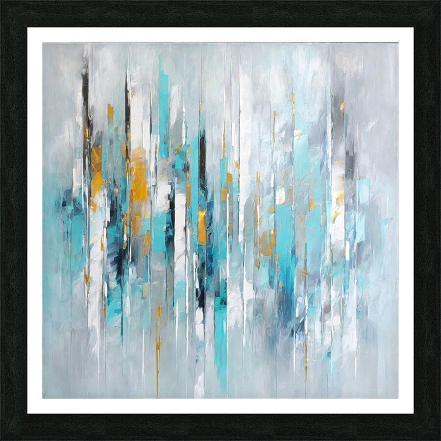 Abstract Metropolis Picture Frame print