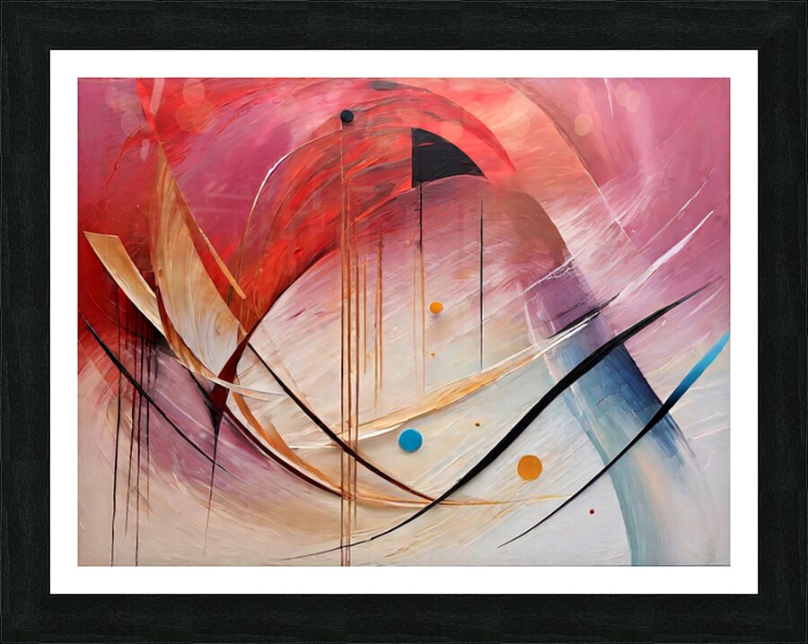 Abstract Chaos Picture Frame print