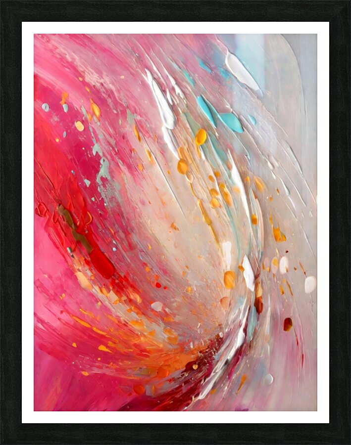 Radiant Whirlwind Picture Frame print