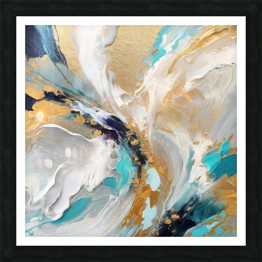Marbled Eddies Picture Frame print