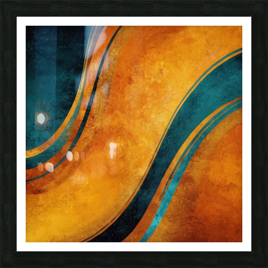 Color Waves Picture Frame Printing
