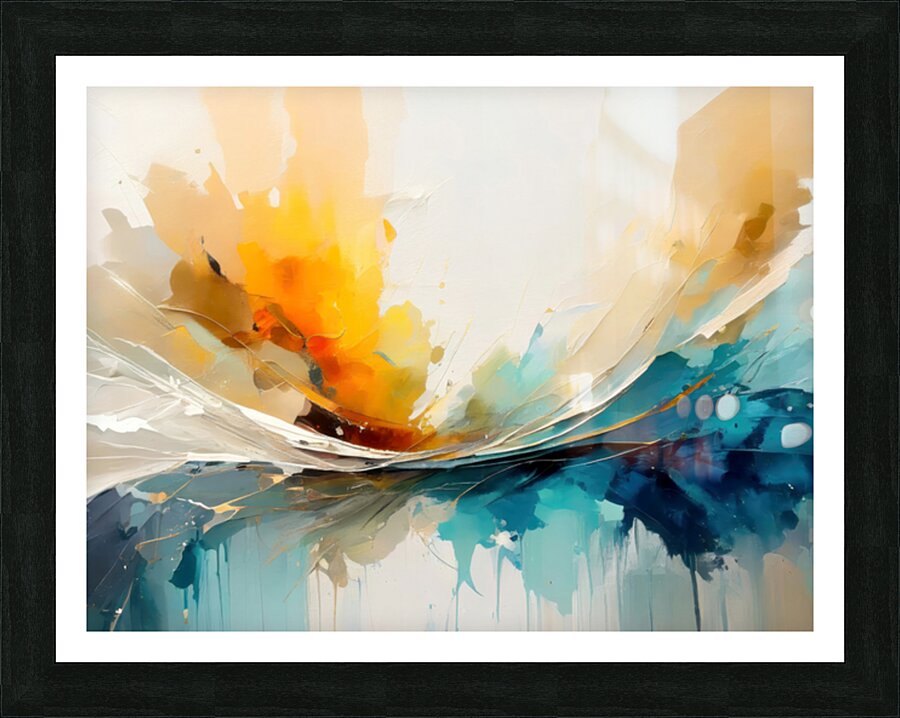 Energy Pulses Picture Frame print