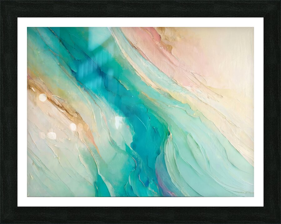 Dreamy Ocean Currents Picture Frame print