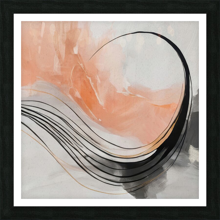 Dynamic Curve Picture Frame print