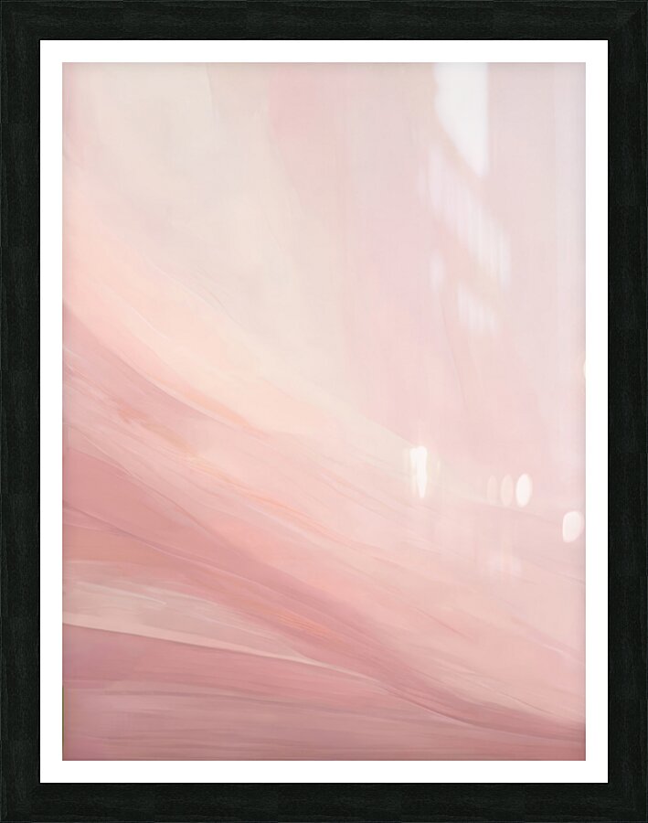 Rose Ribbons Picture Frame print