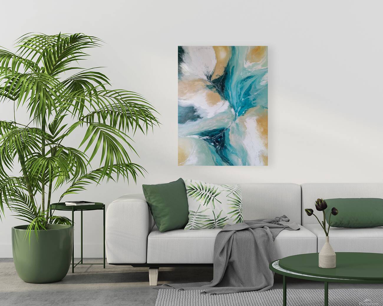 Turquoise Tranquility Reproduction