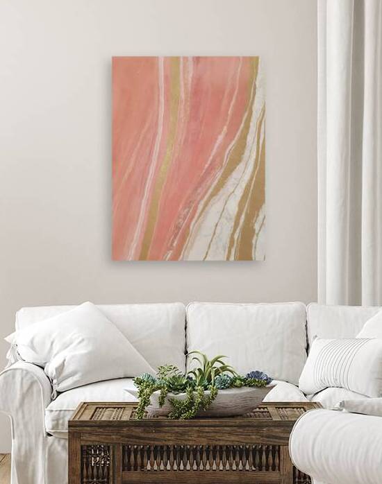Blush Marble with Gold by Alpenglow Workshop