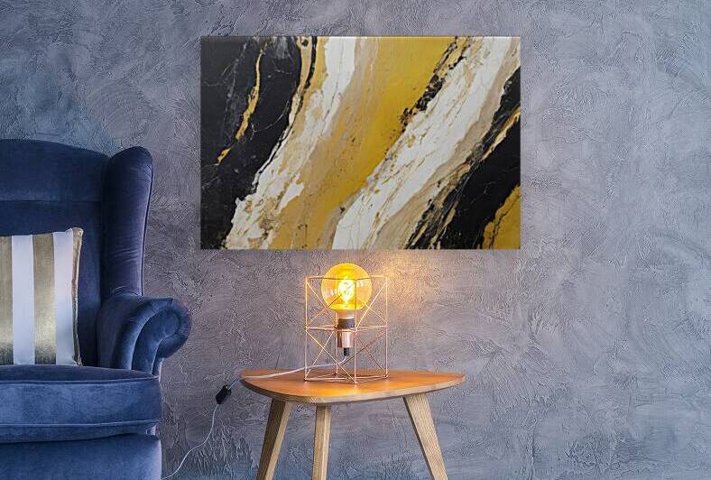 Gold and Black Marble by Alpenglow Workshop