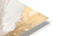 Golden Vortex HD Metal print
