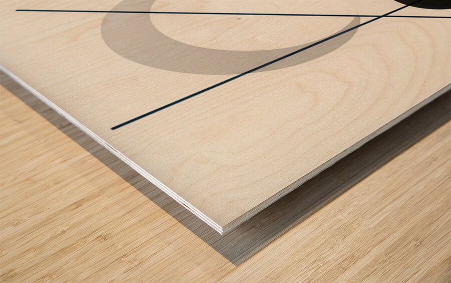 Constructed Order Wood print