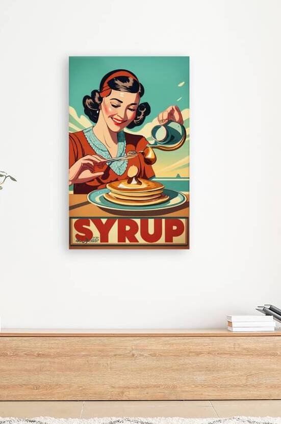 Syrup Vintage Poster by Christian Shonda