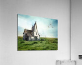 The Marsh Cottage Acrylic Print