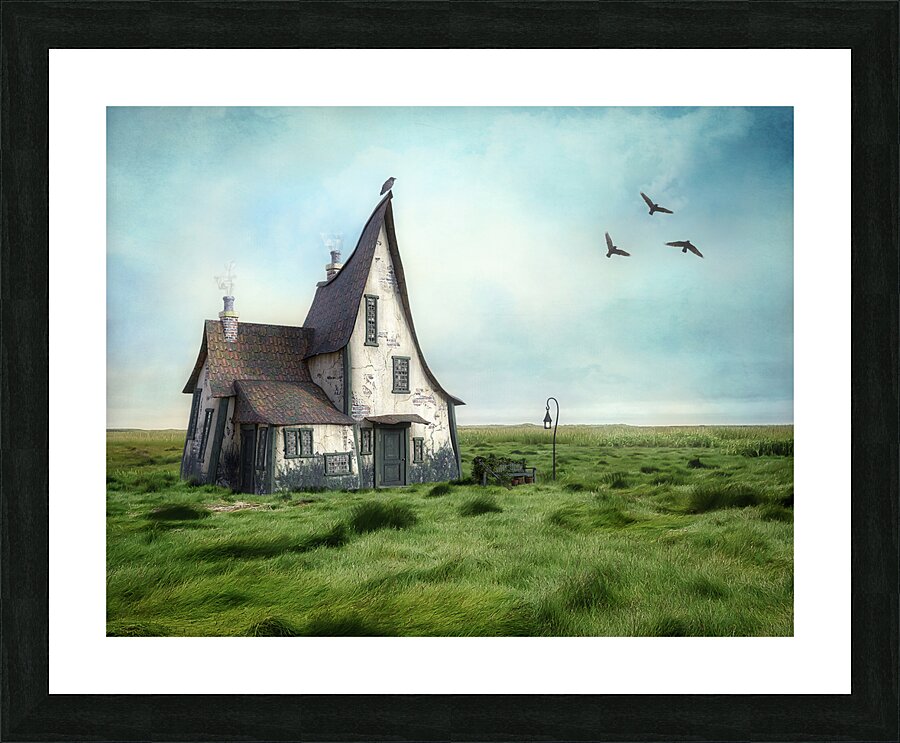 The Marsh Cottage Picture Frame print