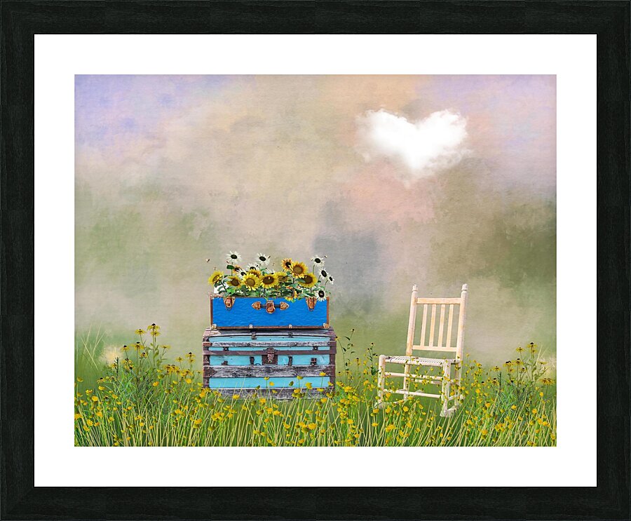 The Flower Chest Picture Frame print