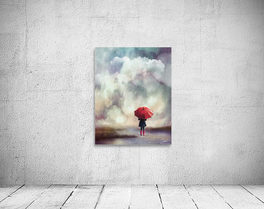 rainy day by Susan Paradise Burke Wall Art